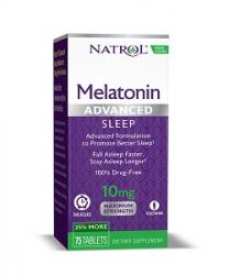 VIÊN UỐNG GIÚP NGỦ NGON NATROL MELATONIN ADVANCED SLEEP 10MG - 75 VIÊN